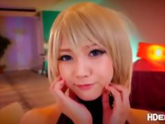 Japanese babe Rei Mizuna gets to have fun and fucked hardcore