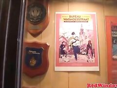 Dutch lingerie whore foot worshipped