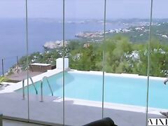 Hot fuck by the pool