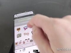 SLUT WHO DESERVES IT: Teen Italian gets a cock! MISSDEEP.com