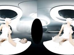 The first VR Porn in Space with Patty Michova, Vanessa Decker and Blanche