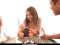 Reon Otowa Smashing Nude Porn with two Younger Men - more at 69avs com