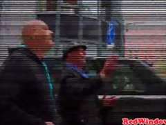 Bigass dutch hooker gets doggystyled 