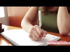 Exchange student fuck her foster woman before she goes back to her country