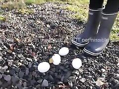 Rubber Boots Season Crushing Eggs