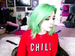 Horny babe with perfect tits masturbating on webcam full version - webcumgirls.com